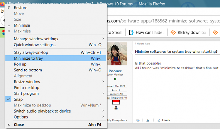 When I hover over a certain software in the system tray of Windows 10, the software name... 353908d1638742523t-minimize-softwares-system-tray-when-starting-1.png