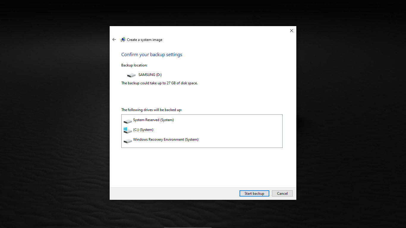 Clean Instal Windows 10 only has 50mb system reserve and i cannot create a system image ? 354ed671-f45e-49d7-aa20-643fd70aecf5?upload=true.png