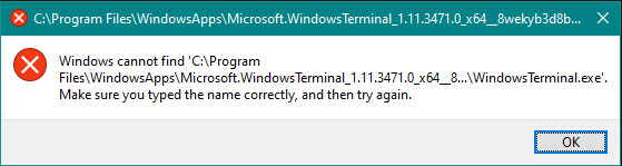 Can't open windows terminal as administrator? 355660d1640431283t-failure-run-windows-terminal-administrator-untitled.png