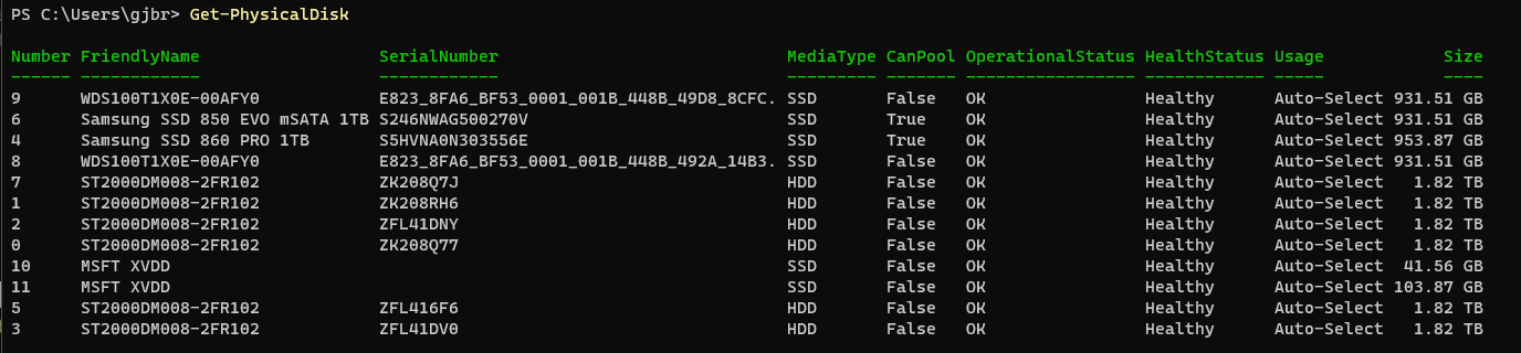 Storage Space stopped working but disks showing as healthy 355ee64f-67a7-4f2e-8194-cb7680c99593?upload=true.png