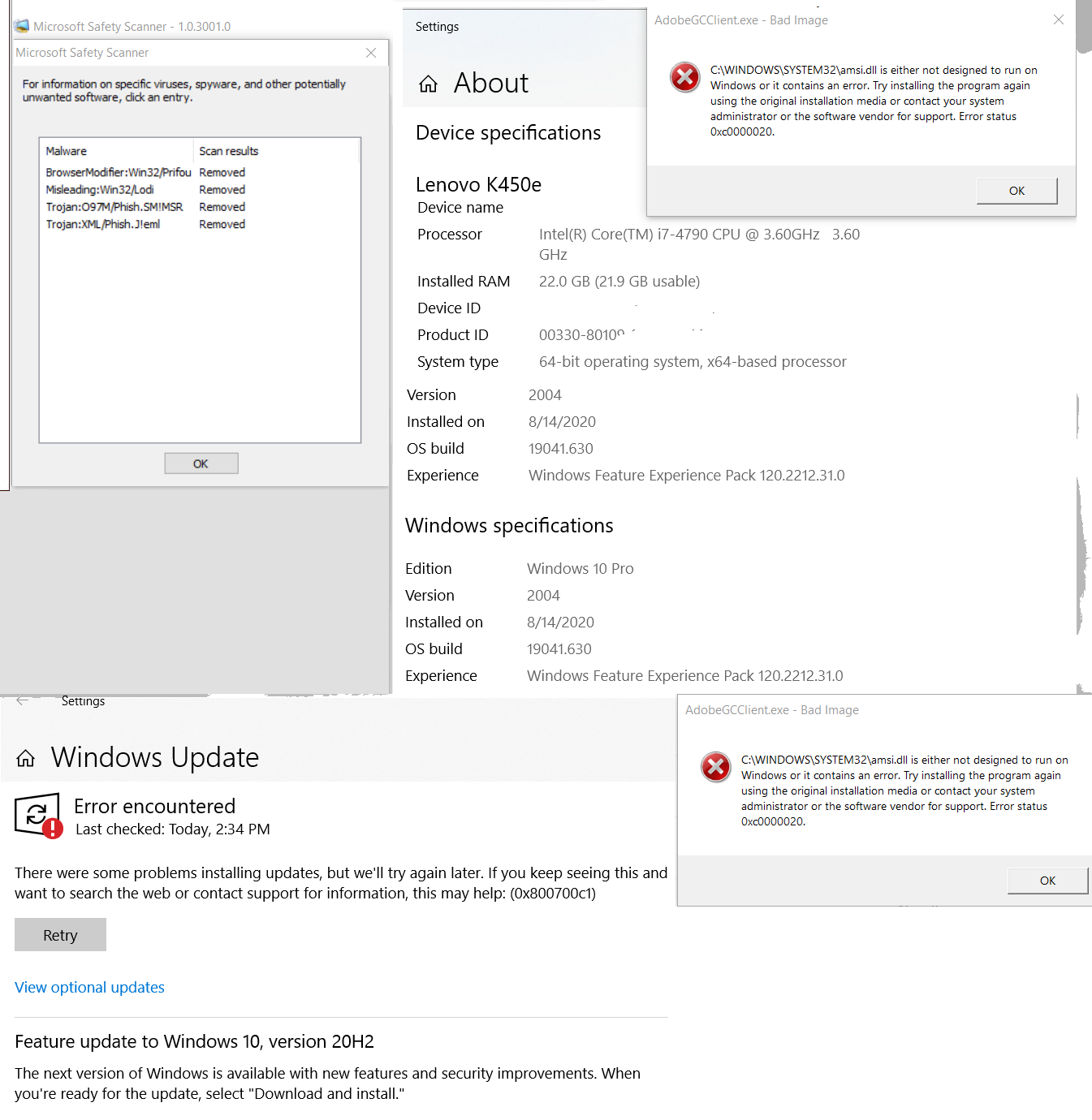Seems Like My Malware Protection Took A Bigger Byte Than Win Pro Could Chew 35b277d0-4eff-4cb4-857d-2aa0fe35c2b9?upload=true.png