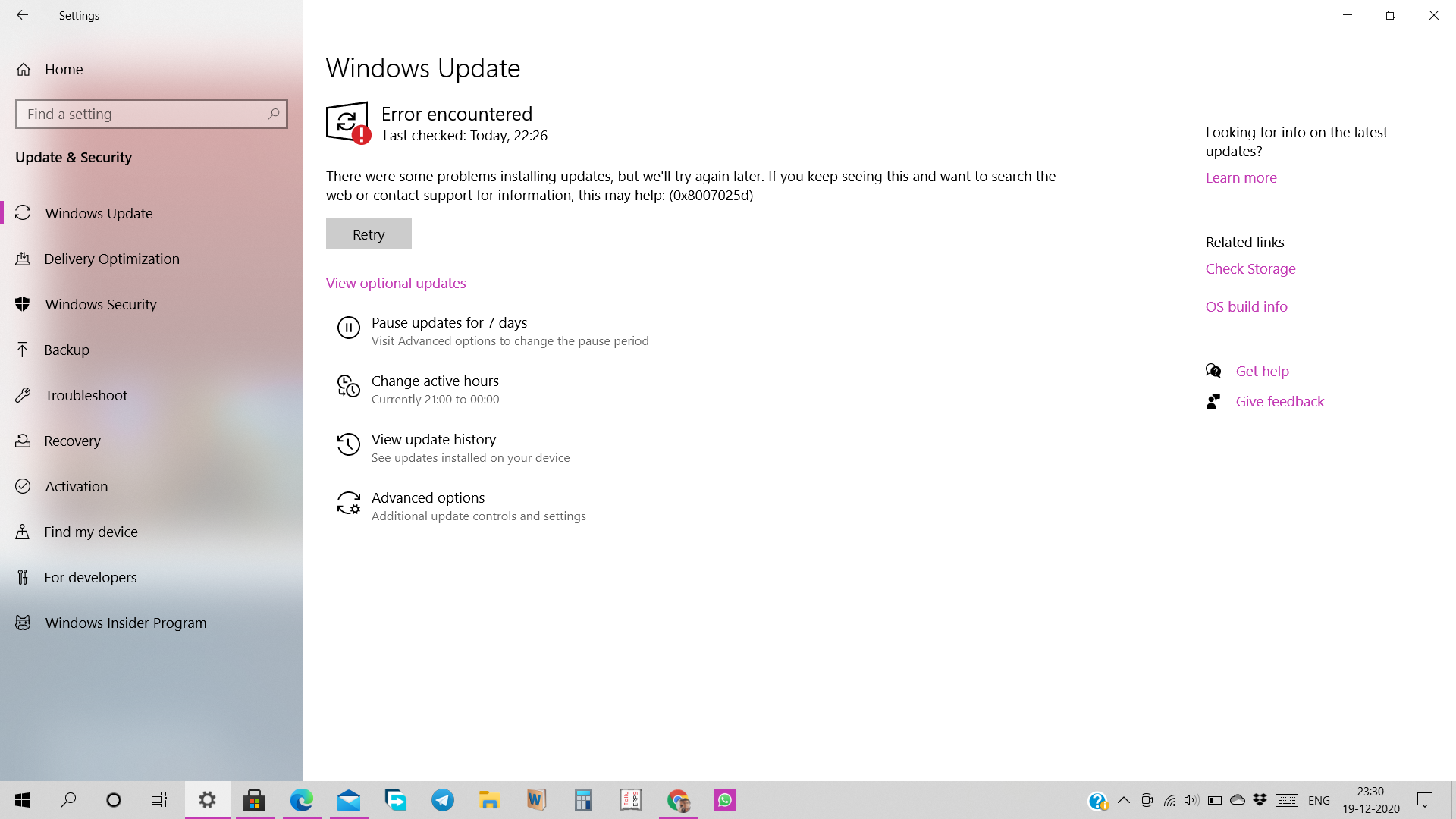 Error while updating window 10 20H2 with  0x8007025d 35cc5209-e486-497f-8a0e-51ecc3ccec9d?upload=true.png
