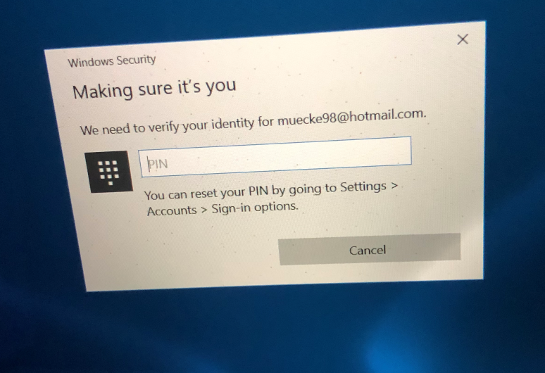 I cannot log into my computer. It is asking for PIN 35e4d266-66db-4b8e-868f-5c605ead91ce?upload=true.png