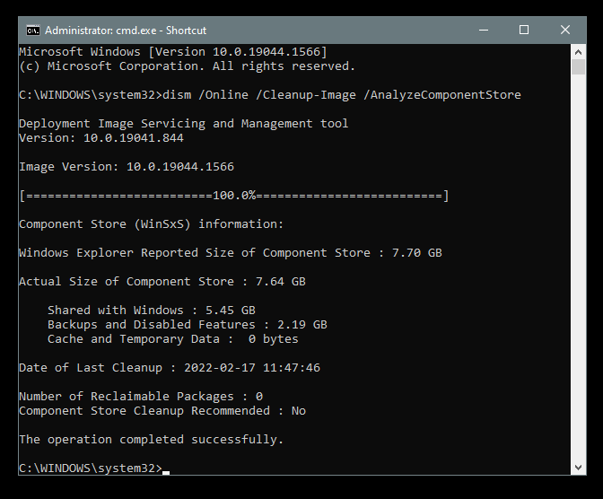 Why is Winsxs folder 30gb? Too large, come on... 360410d1645382768t-large-winsxs-folder-image1.png