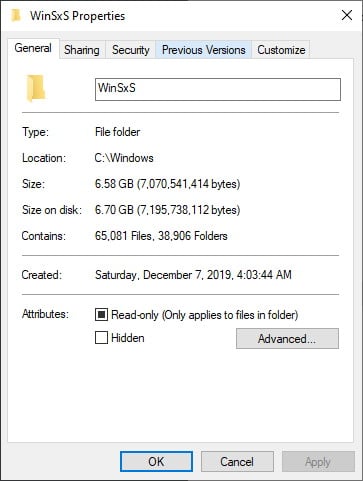Why is Winsxs folder 30gb? Too large, come on... 360463d1645448700t-large-winsxs-folder-screenshot00232.jpg