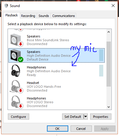 Windows 11 Recognizing headphones but not microphone 3605c88a-d0f0-4302-893a-f5809b4d90cf?upload=true.png