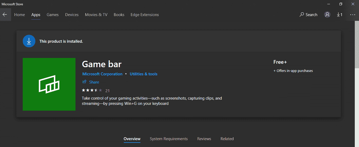 Game Bar and Xbox Game bar present. The latter not updating. 360a4128-8140-431d-b909-c7a923c0f5e0?upload=true.png