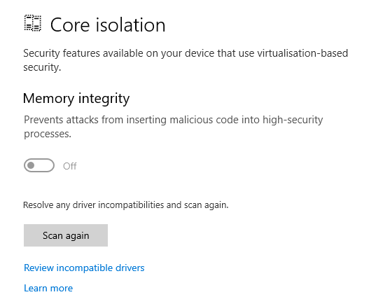 Driving issues with memory integrity feature 361568d1646679273t-enabling-memory-integrity-feature-image.png