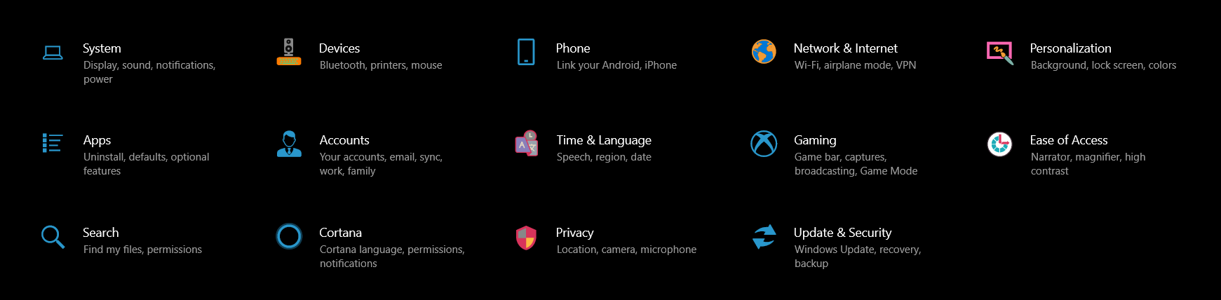 windows 10 settings icons changed automatically, how to restore to default 3628b3e7-8d72-4d44-83bd-08c7d7b9139e?upload=true.png