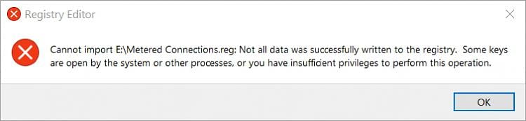 How do I copy the value of a Registry Key, or part of the value, using a .reg file? 365t-double-click-reg-file-does-not-change-key-value-registry-metered-connection-cannot-imported.jpg