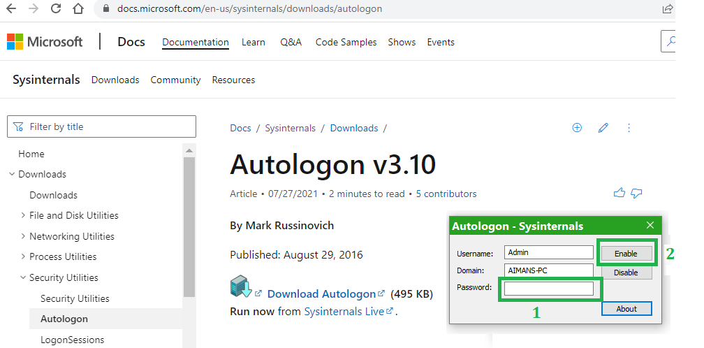 How can I bypass my PC demanding a login Password since the password is unknown even to the... 367713d1653952656-bypass-password-login-startup-image.png