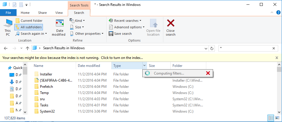 Explorer delay while typing for folder name 367fa5a1-00d7-43ee-9268-b7acb31b083d.png