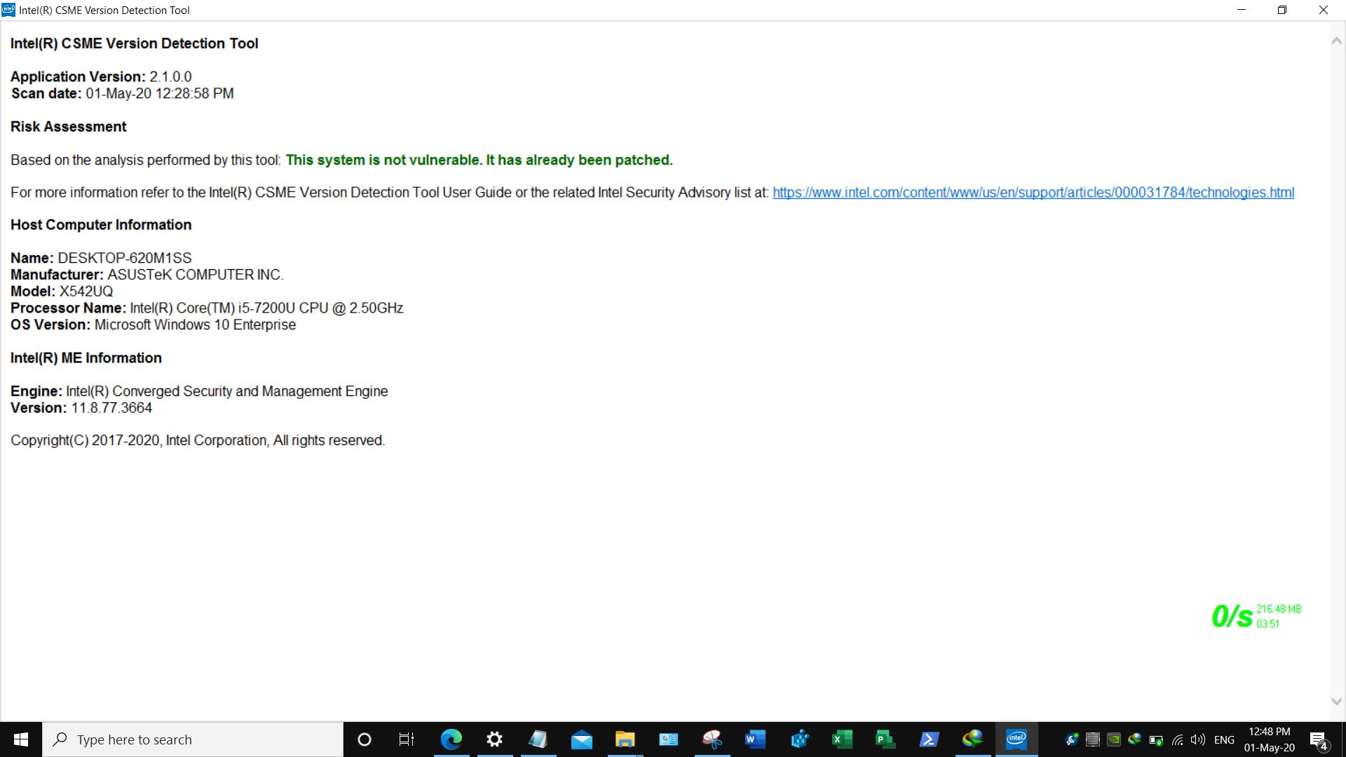 Updated Intel ME Firmware v 11.8.96.4657  LP in Asus Vivobook 15 R542UQ-DM153 with Intel i5... 3688a395-2ca3-4b8a-b1af-0b6128aeacde?upload=true.jpg