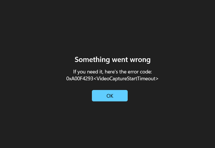Problem with video capture 0xA00F4293 <VideoCaptureStartTimeOut> in windows 11 368FQpUXIxtmFBznltG2k%2F5bUxfs%2BAtls7XNuQ%2B9raZWkKm4LmwONyv%2BXybZb56bXP0%2BQUPrjzwu326I75Q%3D.png
