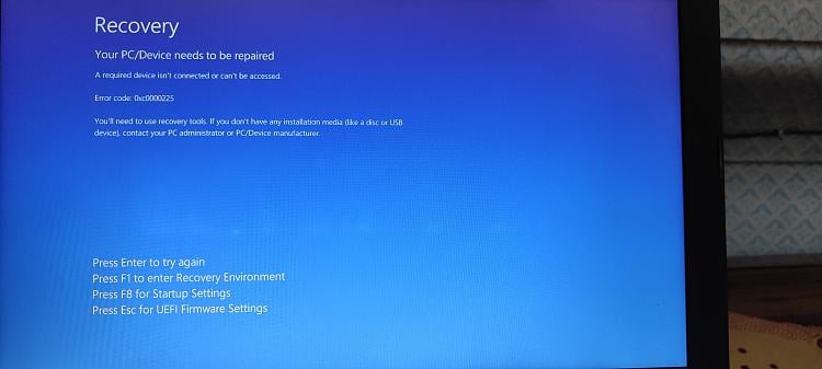 How to fix Windows laptop stuck in startup loop with logo. 370292d1656838513t-stuck-startup-repair-boot-loop-c-drive-raw-img20220703135308.jpg
