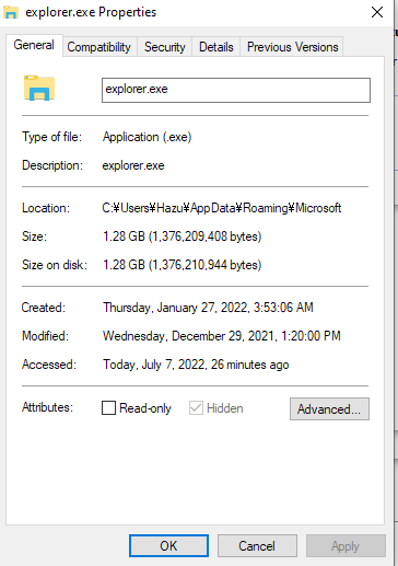 Is it possible to make a fake msgbox error message with a bat file? 370549d1657235199t-possible-malware-fake-explorer-exe-file-fake-explorer.png