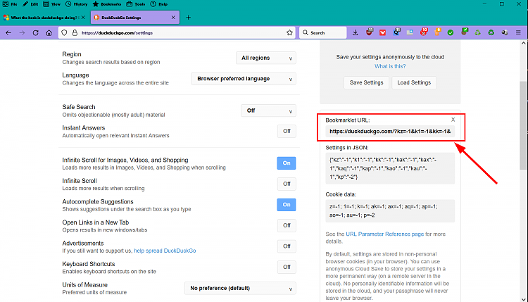 Manage Bookmarks in DuckDuckGo 370740d1657447820t-what-heck-duckduckgo-doing-duckduckgo-settings-librewolf.png
