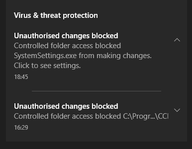 Windows Security actions not showing up in Protection History 371127d1657882304t-windows-10-protection-history-not-showing-eventsor-allowing-actions-win1.png