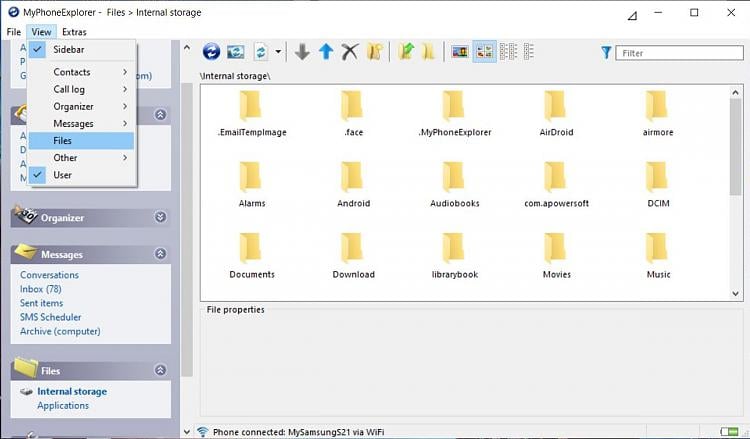 Unable to connect my Samsung S22 + Android Phone as well as my iPhone to my Windows 11 PC... 371886d1658899301t-transfer-data-files-samsung-galaxy-s22-win10-using-wifi-viewfiles.jpg