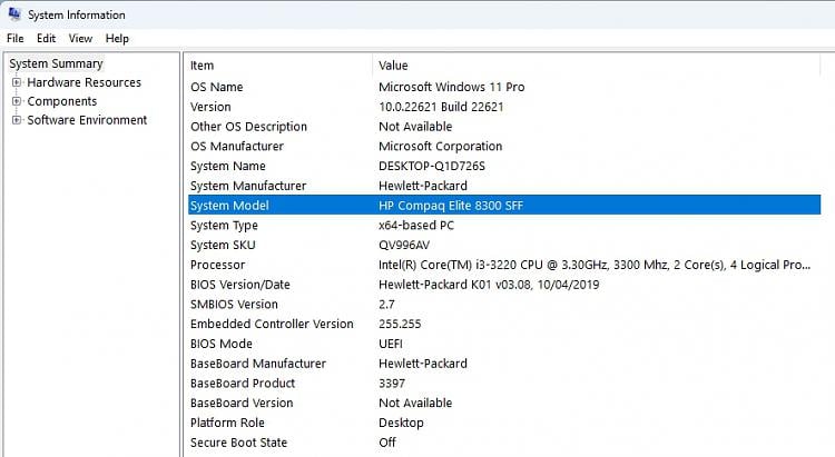 i factory reset my HP Compaq Elite 8300 touchscreen pc and when it was done my audio didnt... 372626d1659812680t-elite-8300-nic-win-10-a-win11-8300-3.jpg