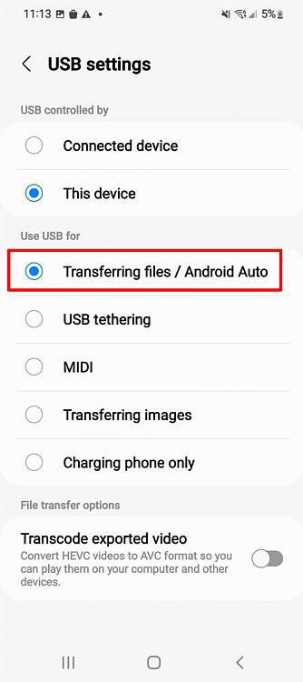I can not connect my phone to pc through usb but phone charging and my cable is also good 373724d1661101267t-samsung-phone-a20e-will-not-connect-usb-c-n3a.jpg