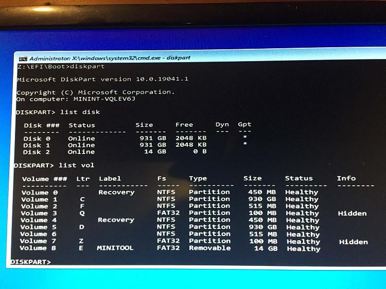 windows 10 pc bootrec /fixmbr not working 374796d1662627797t-duplicate-entries-diskpart-bootrec-fixboot-fixmbr-broken-img_0562.jpg