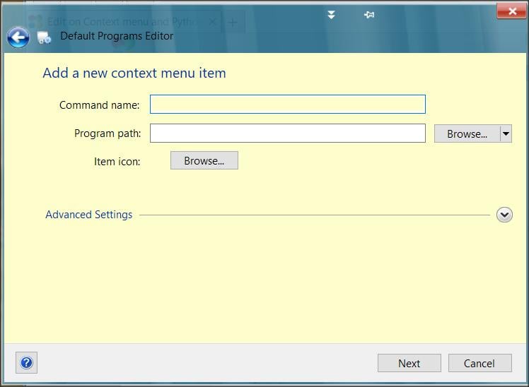 having problems trying to download the python software and i am being blocked by a file... 375264d1663218556t-edit-context-menu-python-add.jpg