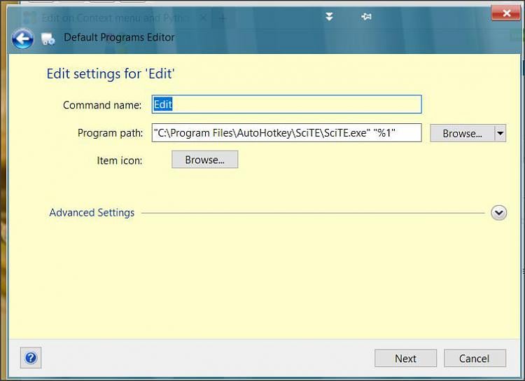 having problems trying to download the python software and i am being blocked by a file... 375265d1663218521t-edit-context-menu-python-edit-example.jpg