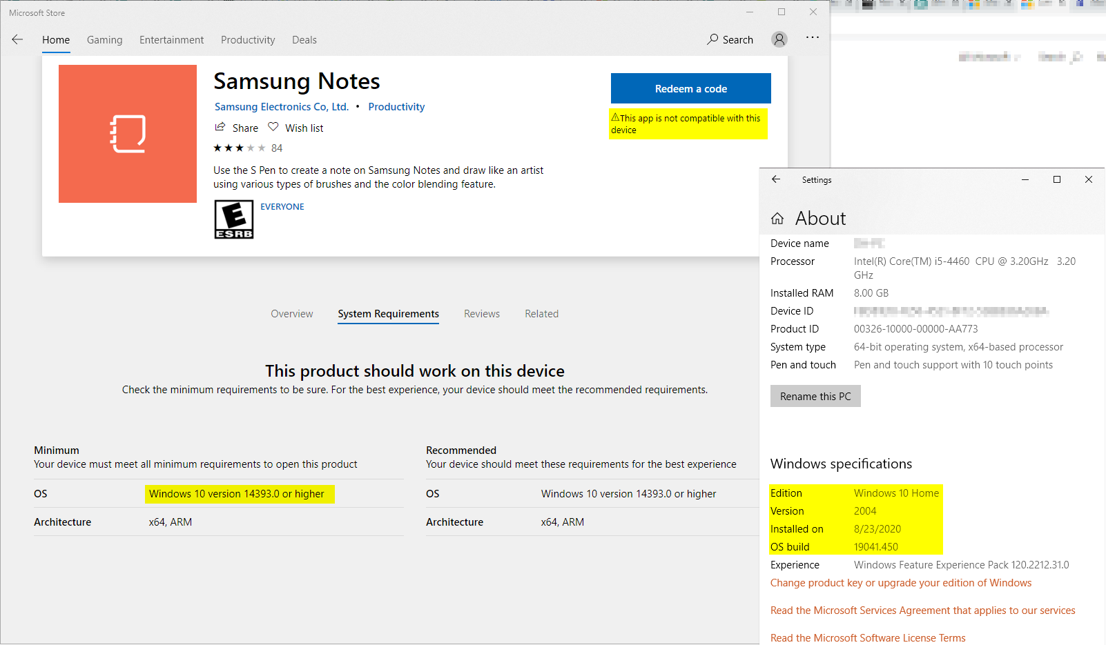 After Updating Windows 10, Still Get "This app is not compatible with this device" message 376febad-bead-470b-b5ad-8dd797f40b6a?upload=true.png