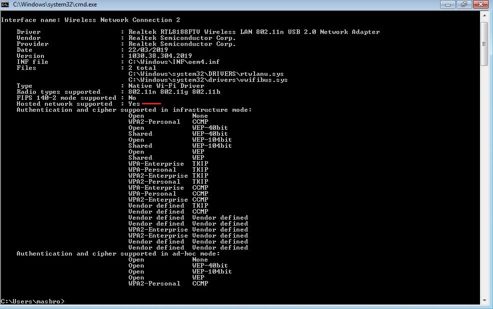 Wireless Hosted Network supported Yes in Windows 7 and supported No in Windows 10 37c59773-d960-4879-9d84-c2b5503fa238?upload=true.jpg