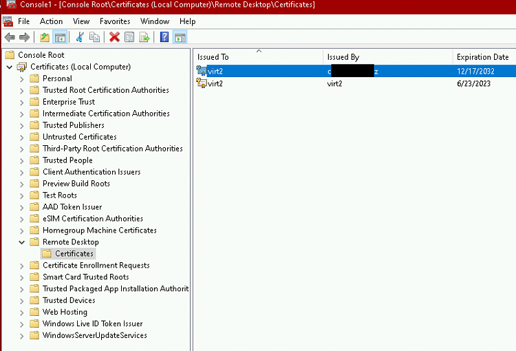 Port forwarding Remote Desktop RDP and installing SSL Certificate? 381746d1671806788t-how-use-own-ssl-certificate-rdp-server-2022-12-23_rdp_mmc_new_certificate.png