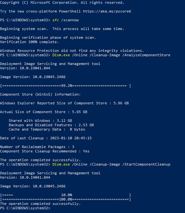 Update kb5022282 damaged windows 10 383066d1673384513t-kb5022282-windows-10-19042-2486-19044-2486-19045-2486-a-sfc-dism.jpg