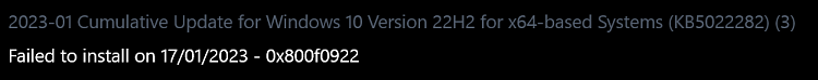 Windows 10 Version 22H2 KB5022282 will not update 383606d1673961219t-kb5022282-windows-10-19042-2486-19044-2486-19045-2486-a-failedupdate.png