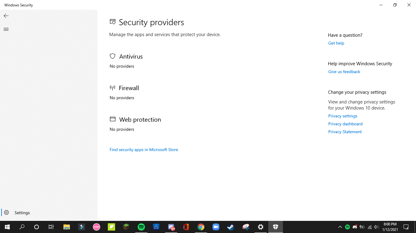 Why doesn't my Windows Defender work and look like this? 3838817d-095f-49da-8ec2-030847d271fb?upload=true.png
