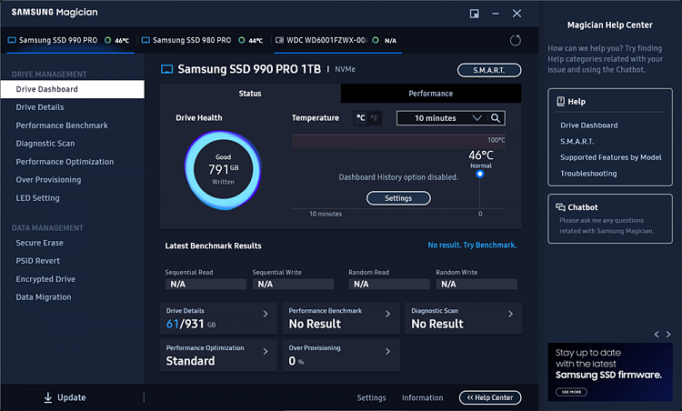 I'm trying to install a new clean copy of windows 11 on a nvme Samsung 990 pro and am... 384050d1674401669t-samsung-990-pro-ssd-rapid-health-drops-990_pro_1tb-1.png
