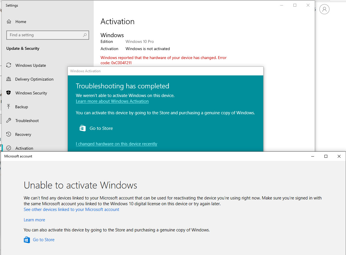 Cannot Activate W10 after hardware change. 3847e655-4ebf-4ff9-bf4d-0ca419f2af7a?upload=true.jpg