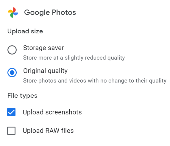How can I remove my photos from my phone storage after I've uploaded them to one drive? 386635d1677534684t-google-drive-upload-photos-only-google-drive.png