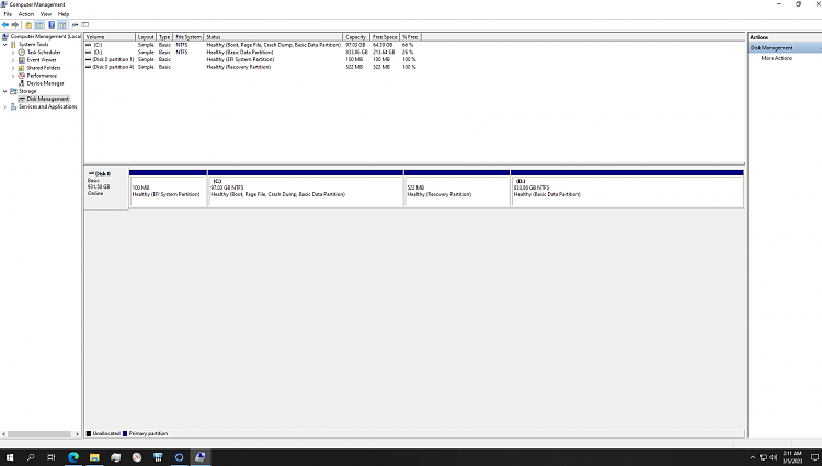 Samsung 980 Pro 2TB shows 1TB in properties/Hardware tab 386953d1677982242t-samsung-980-pro-samsung-magician-error-insufficient-free-space-unti2tled.png