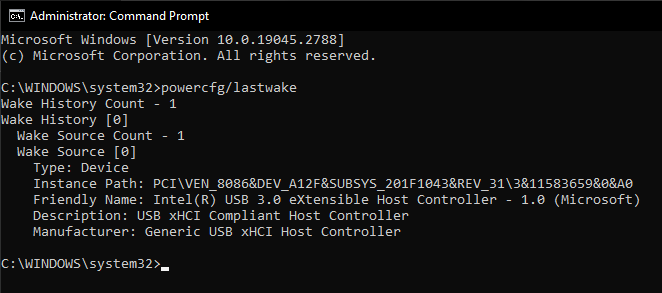 My computer will wake itself up immediately after going to sleep. 388363d1680370574t-win-10-wakes-immediately-upon-sleep-cmd.png