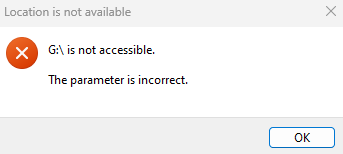 running a chkdsk /f /r /x from a usb media image.  got unspecified error  6e74667363686b2e... 3885102t-chkdsk-f-r-aborted-unspecified-error-6e74667363686b2e-1713-a-image_2023-05-12_055141927.png