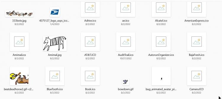 Why are my folder icons and all files only displaying vertically in Onedrive? 389234d1681695808t-onedrive-stop-displaying-most-icons-i-had-folder-image1.jpg