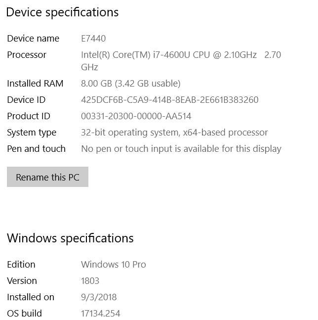Have Win 10 Pro 32 bit installed, PC says it's x64.  License was for 32 or 64.  1) why did... 38b7ab41-1fcc-4300-b107-f069aa9c85ea?upload=true.png