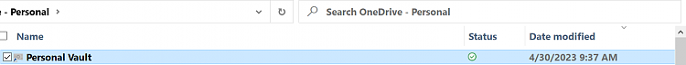 Why cant i add new files to my OneDrive personal vault even though i deleted the previous 3? 390011d1682873656t-onedrive-personal-vault-deleted-onedrive-personal.png