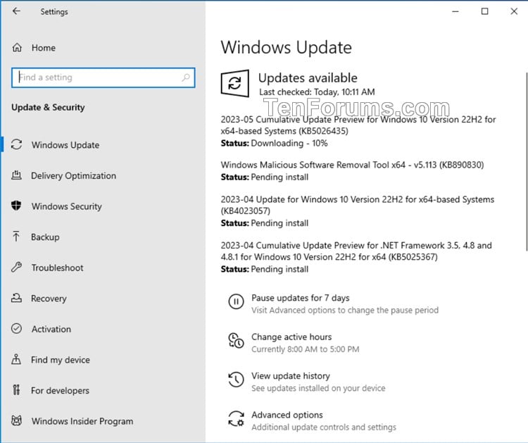 Windows 10 KB5026435 released with new features 390691d1683825627t-kb5026435-windows-10-insider-release-preview-build-19045-3030-22h2-kb5026435.jpg