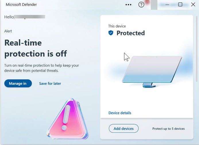 Microsoft recently announced anti-keylogger protection with Microsoft Defender 391131d1684602069t-microsoft-defender-issue-protected-not-protected-2023-05-18_15-25-14.jpg