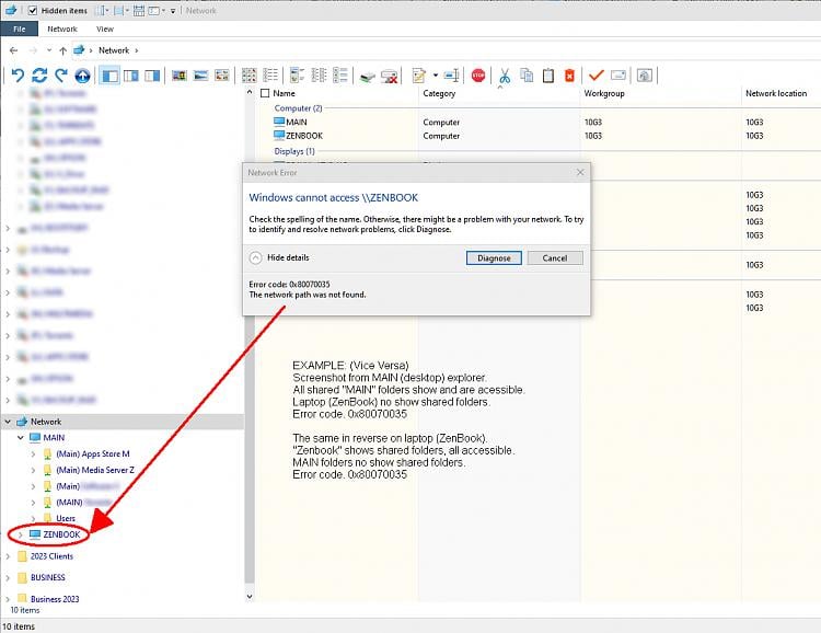 error code 0x80070035 network path not found - windows cannot access \. . . . . . 395194d1691819077t-error-code-0x80070035-network-path-not-found-network-error.jpg