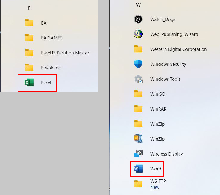 Can I have Windows 11 and Word and Excel on my laptop only, without Microsoft 365? 397233d1694329190t-i-cant-find-microsoft-word-excel-start-menu-excel-word-start-menu.jpg