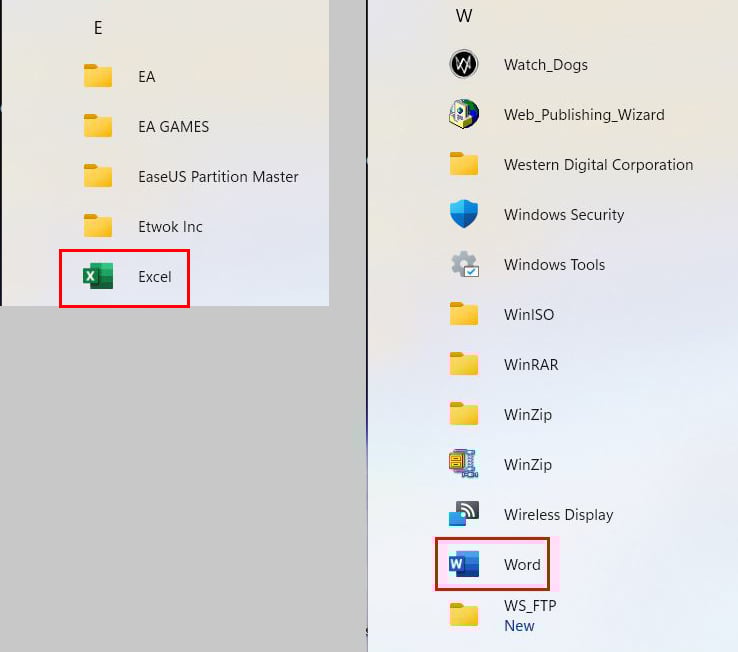 Can I have Windows 11 and Word and Excel on my laptop only, without Microsoft 365? 397233d1694329190t-i-cant-find-microsoft-word-excel-start-menu-excel-word-start-menu.jpg