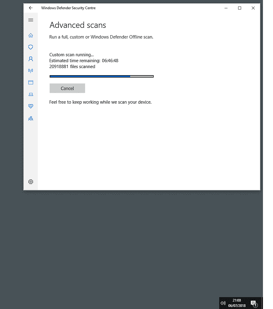 Understanding a W10 & Defender anomoly - wrong number of files count (34million files??) 397cfc2b-7cac-4e8b-a20f-22e1faa89910?upload=true.png