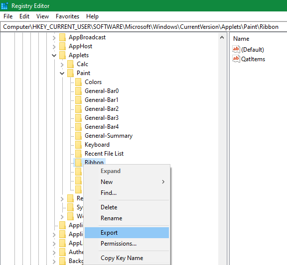MS Paint default file save type to JPG? 398566d1696495356t-change-ms-paint-default-save-format-jpg-7.4-right-click-ribbon-select-export.png